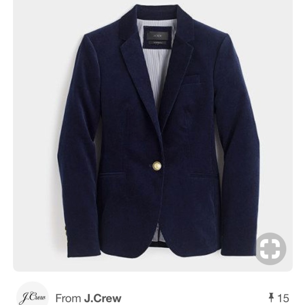 Jcrew Navy Corduroy Blazer size 4